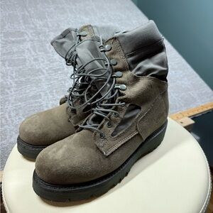 Corcoran Military Tan Combat Boots Size 7.5M Vibram Soles USA Made
